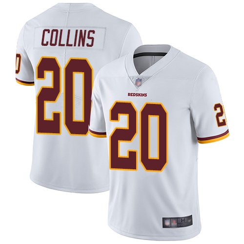 Washington Redskins Limited White Men Landon Collins Road Jersey NFL Football #20 Vapor